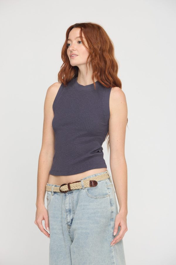 Player Fitted Racerback Rib Tank