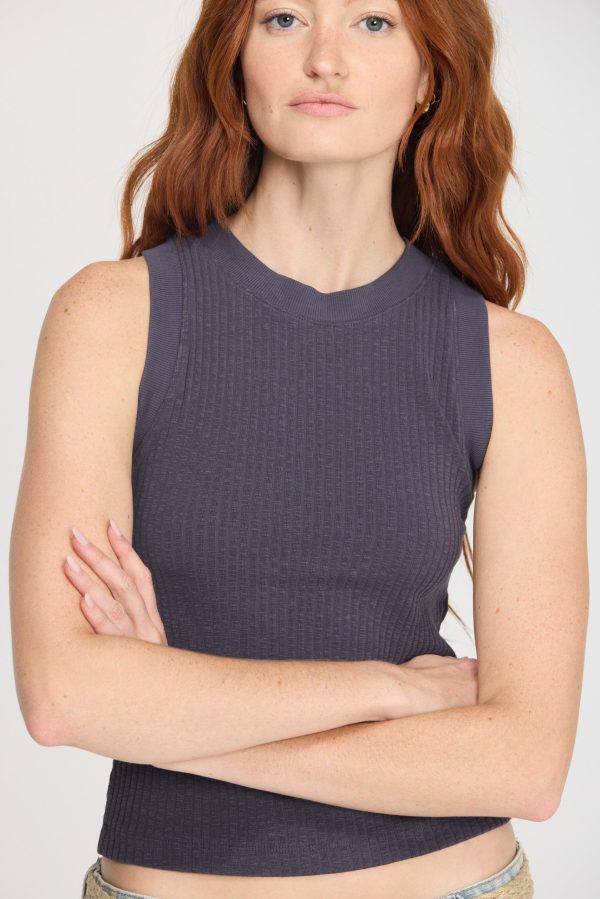 Player Fitted Racerback Rib Tank