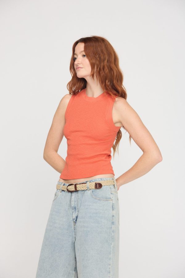 Player Fitted Racerback Rib Tank