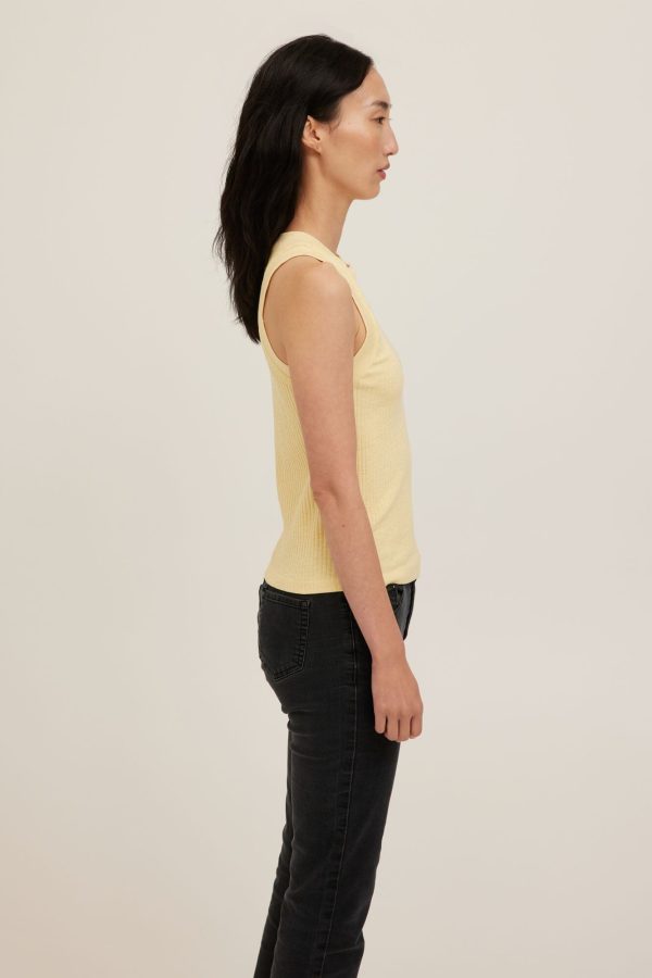 Player Fitted Racerback Rib Tank