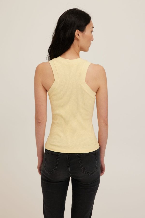 Player Fitted Racerback Rib Tank