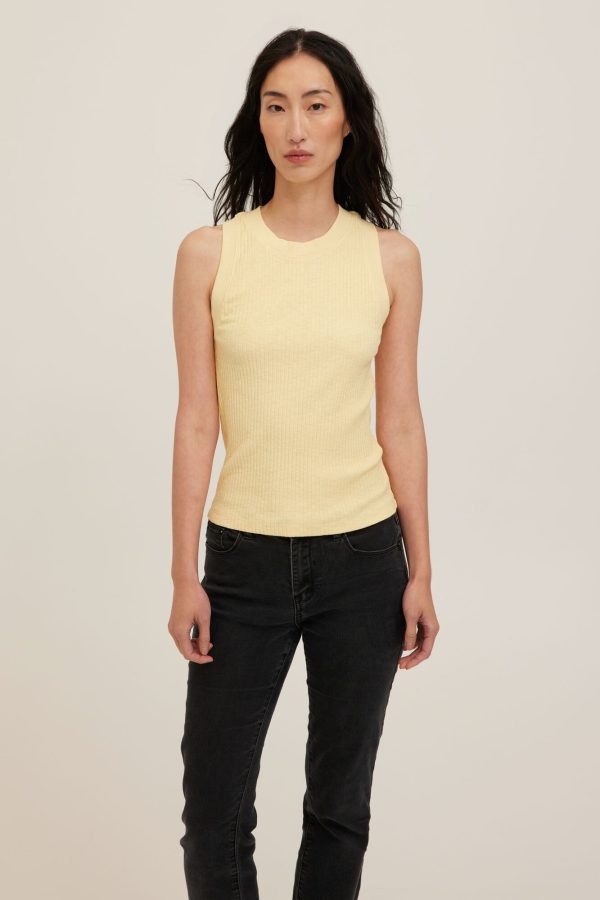 Player Fitted Racerback Rib Tank