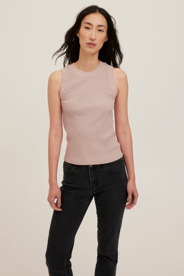 Player Fitted Racerback Rib Tank