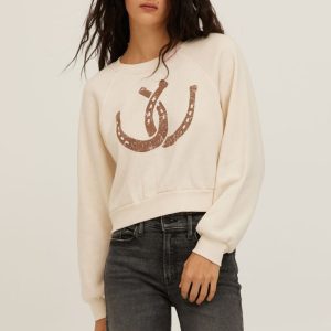 Double Horseshoes Shrunken Sweatshirt - Image 3