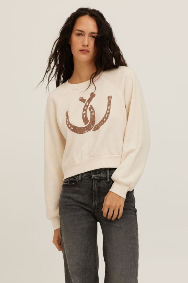 Double Horseshoes Shrunken Sweatshirt