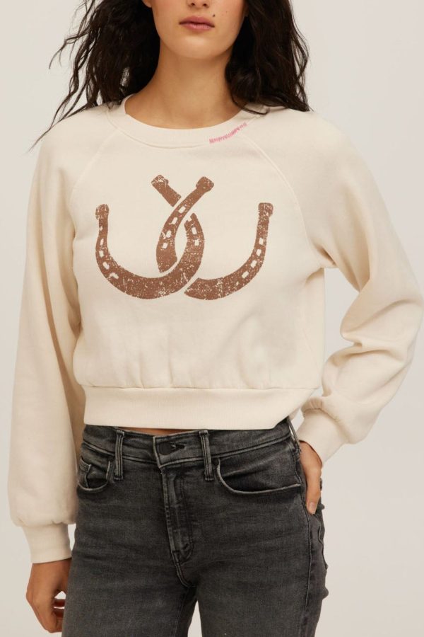 Double Horseshoes Shrunken Sweatshirt