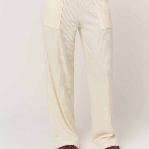 Shea Brushed Rib Wide Leg Pant - Image 2