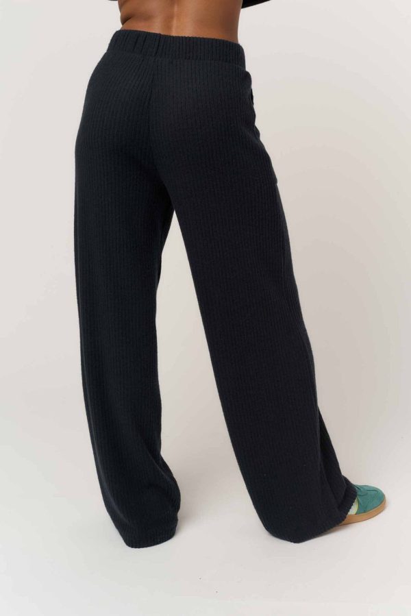 Shea Brushed Rib Wide Leg Pant