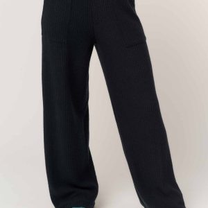 Shea Brushed Rib Wide Leg Pant - Image 2