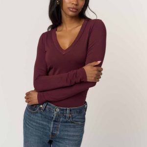 Solace V-Neck Long Sleeve - Image 1