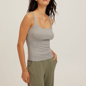 Olsen Scoop Neck Rib Tank - Image 6