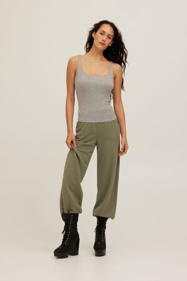 Olsen Scoop Neck Rib Tank