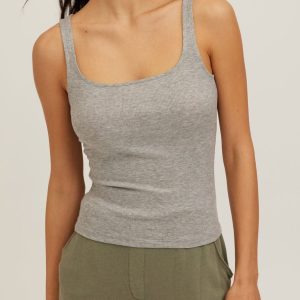 Olsen Scoop Neck Rib Tank - Image 3
