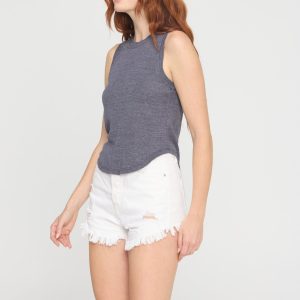 Libra Textured Rib Ringer Tank - Image 2
