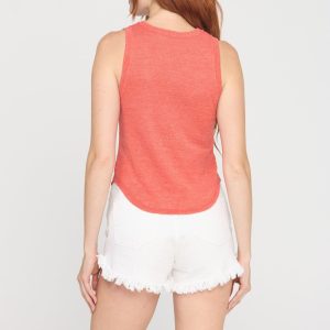 Libra Textured Rib Ringer Tank - Image 4