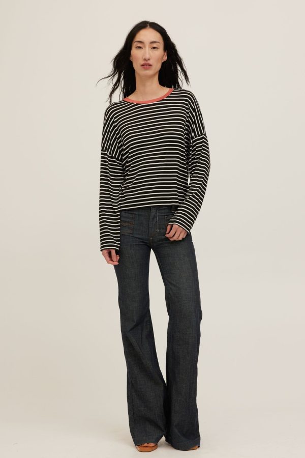 Captain Striped Boyfriend Long Sleeve