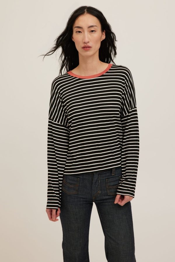 Captain Striped Boyfriend Long Sleeve