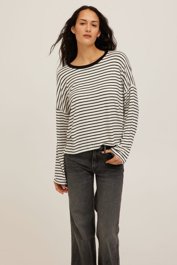 Captain Striped Boyfriend Long Sleeve