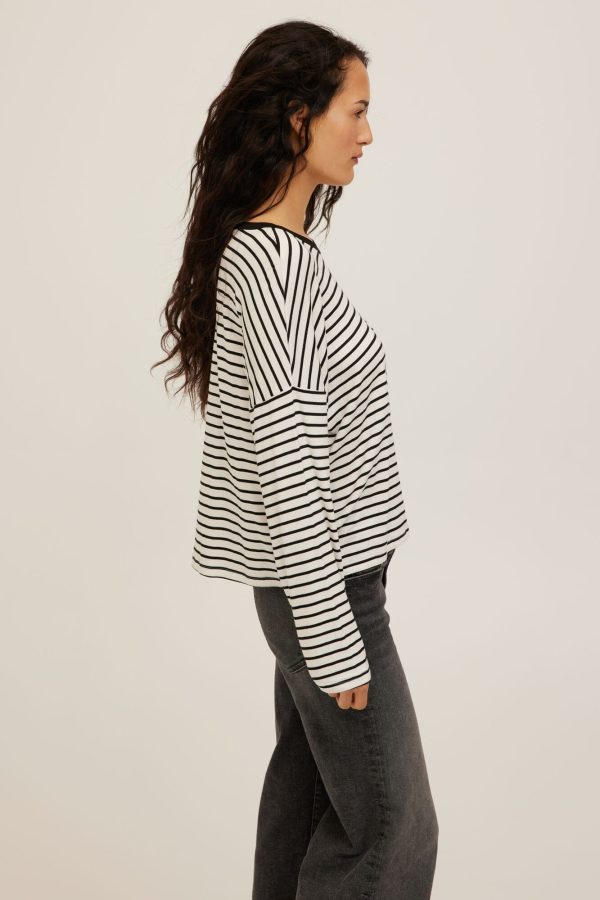 Captain Striped Boyfriend Long Sleeve