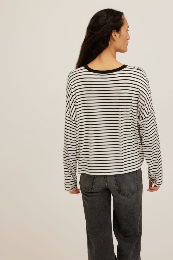Captain Striped Boyfriend Long Sleeve