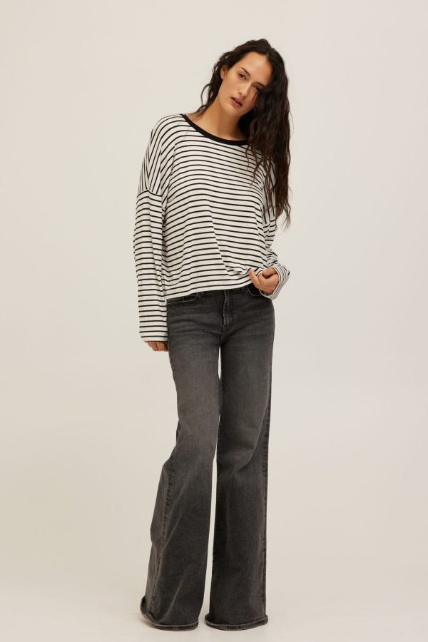 Captain Striped Boyfriend Long Sleeve