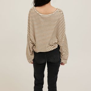 Ren Stripe V-Neck Long Sleeve - Image 5