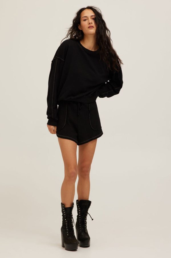 Greene Contrast Stitch Short