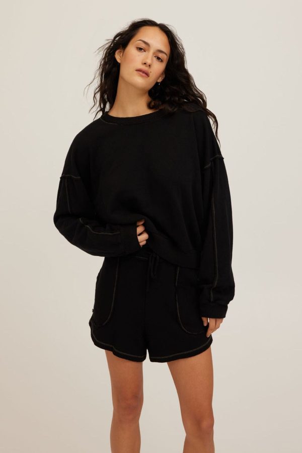 Greene Contrast Stitch Short
