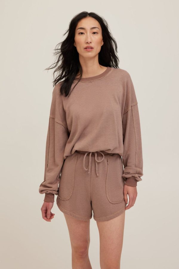 Greene Contrast Stitch Short
