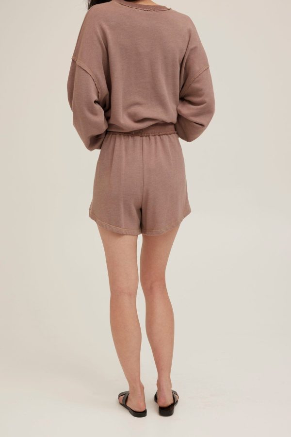 Greene Contrast Stitch Short