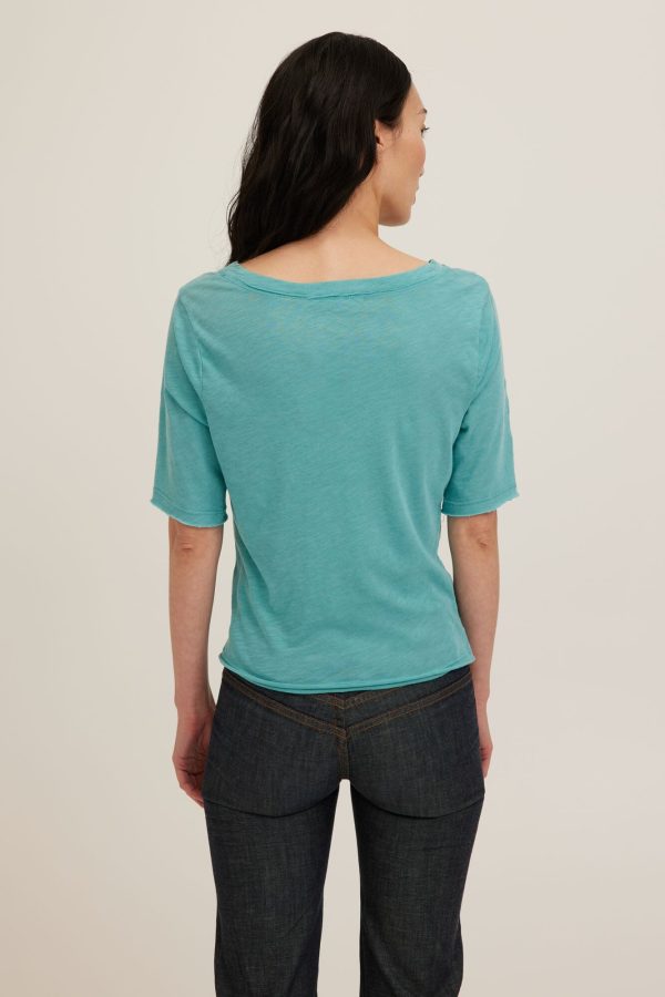 Jude V-Neck Elbow Sleeve Tee