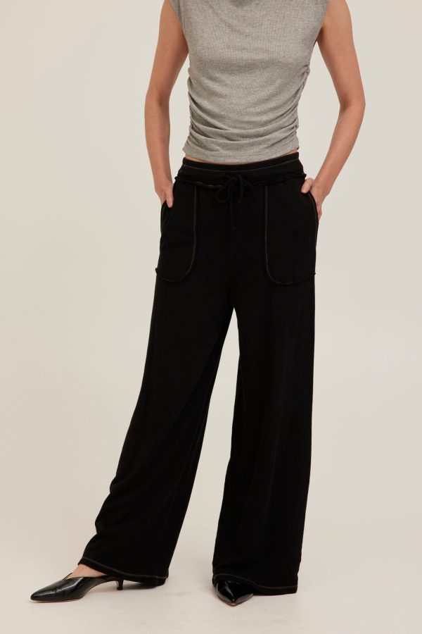 Greene Heathered Contrast Stitch Pant