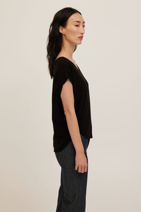 Delphina Scoop Neck Tee