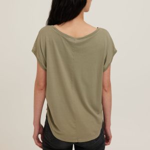 Delphina Scoop Neck Tee - Image 4