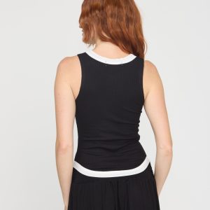 Marine Color Blocked Rib Tank - Image 3