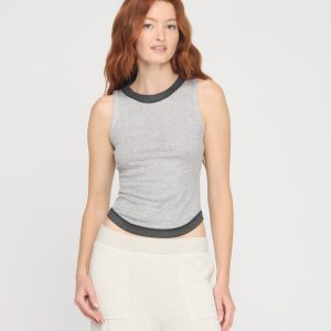 Marine Color Blocked Rib Tank - Image 4