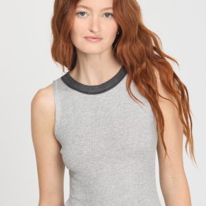 Marine Color Blocked Rib Tank - Image 3