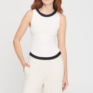 Marine Color Blocked Rib Tank - Image 3