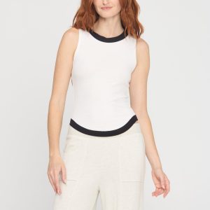 Marine Color Blocked Rib Tank - Image 1