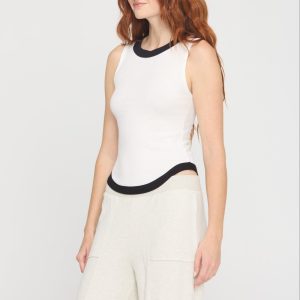 Marine Color Blocked Rib Tank - Image 4