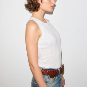 Libra Textured Rib Ringer Tank - Image 2