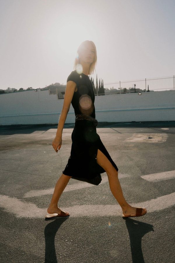 Alina Washed Midi Dress