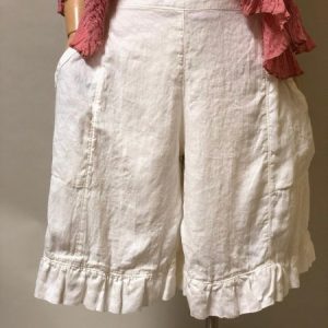 Garbo Shorts, Linen - Image 1