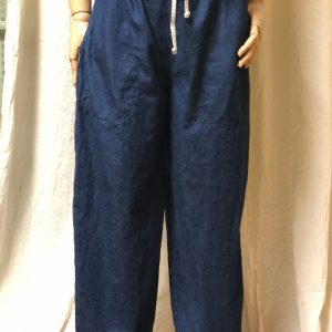 Pencil Pant, Cotton Denim - Image 1