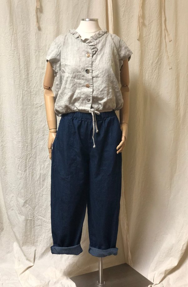 Pencil Pant, Cotton Denim