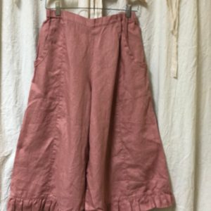 Cowgirl Split Skirt, Linen - Image 3