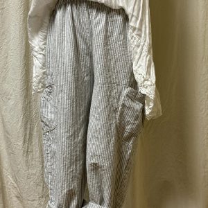 Cargo Capri Cotton Flax Print - Image 4