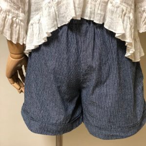 Paper Bag Short, Denim - Image 2
