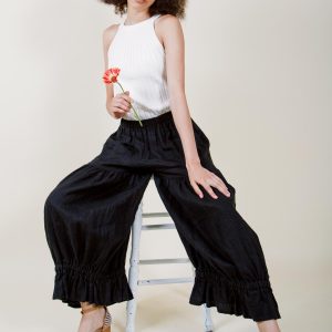 Jasmine Pant in Linen - Image 4