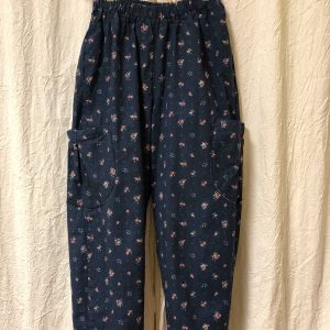 Cargo Capri Cotton Flax Print - Image 2